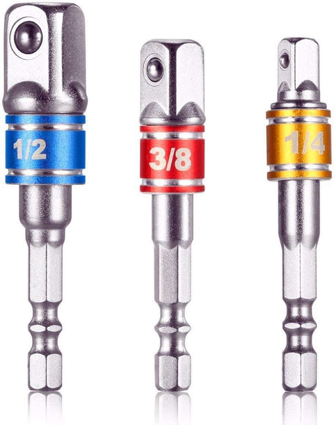 Right Angle Drill Adaptor,4-in-1 Impact Drill Bit Extension