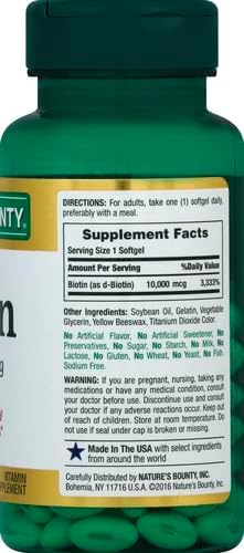 Nature's Bounty Biotin
