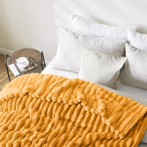 DISSA Fleece Blanket Throw Size