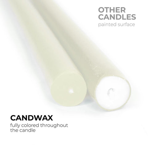 CANDWAX Taper Advent Candles 3 Sets