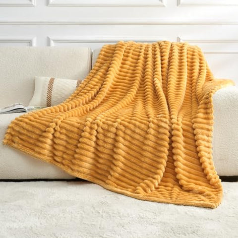 DISSA Fleece Blanket Throw Size