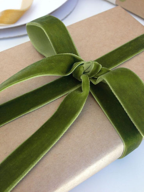 Red Velvet Ribbon for Christmas