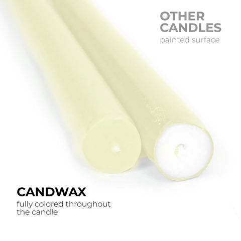 CANDWAX Taper Advent Candles 3 Sets
