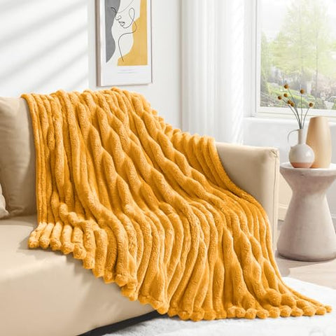 DISSA Fleece Blanket Throw Size