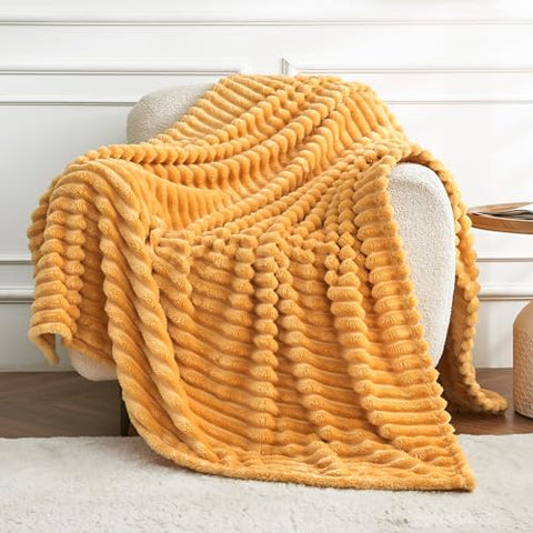 DISSA Fleece Blanket Throw Size