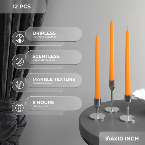 CANDWAX Taper Advent Candles 3 Sets