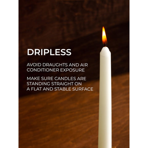 CANDWAX Taper Advent Candles 3 Sets