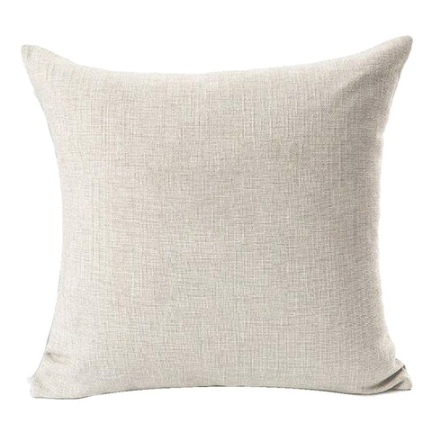 Cotton Linen Throw Pillow Cover Cushion Case