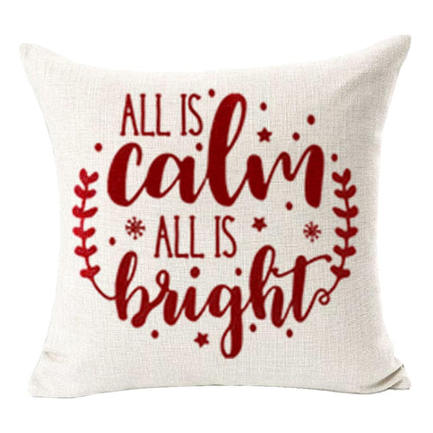 Cotton Linen Throw Pillow Cover Cushion Case