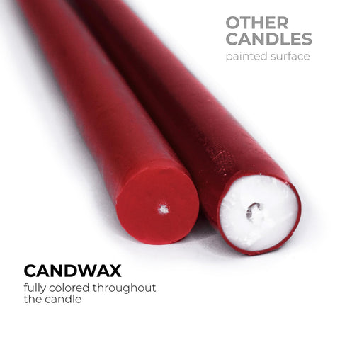 CANDWAX Taper Advent Candles 3 Sets