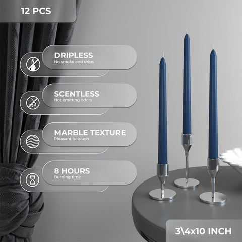 CANDWAX Taper Advent Candles 3 Sets