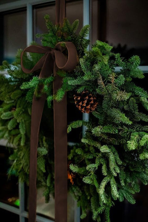 Red Velvet Ribbon for Christmas