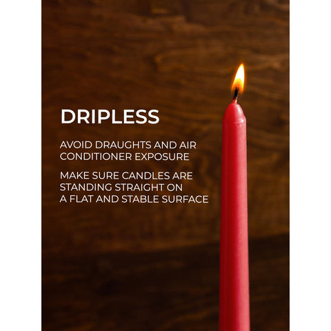 CANDWAX Taper Advent Candles 3 Sets
