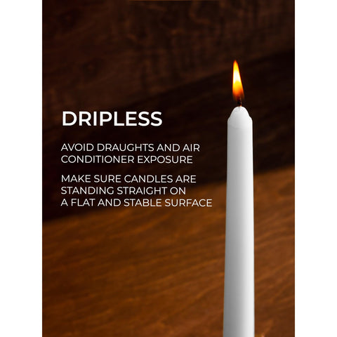CANDWAX Taper Advent Candles 3 Sets