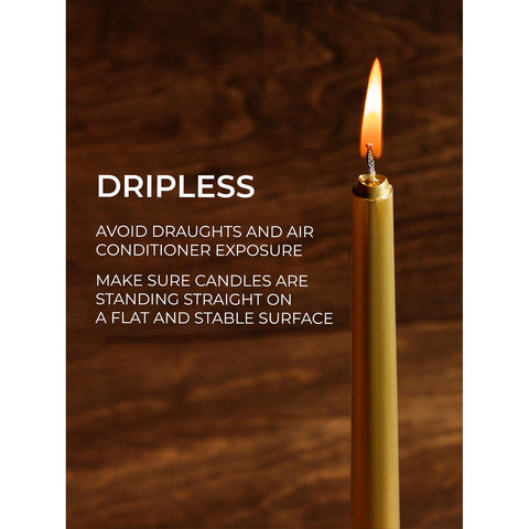 CANDWAX Taper Advent Candles 3 Sets