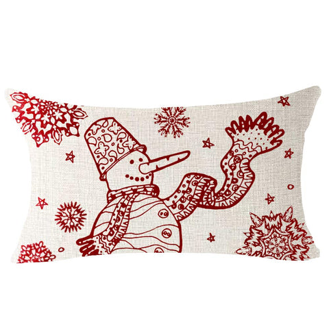 Cotton Linen Throw Pillow Cover Cushion Case