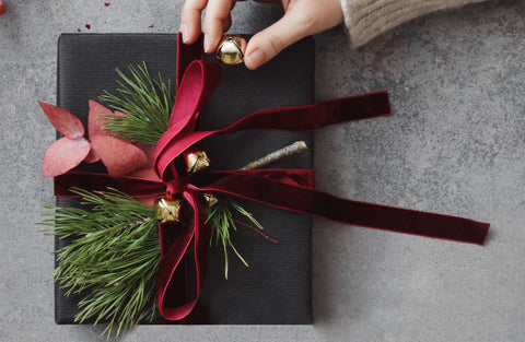 Red Velvet Ribbon for Christmas