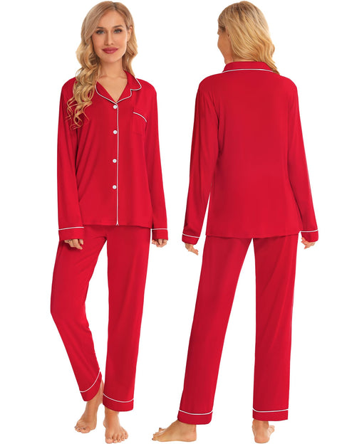 SWOMOG Couples Christmas Pajamas Set