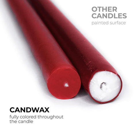 CANDWAX Taper Advent Candles 3 Sets