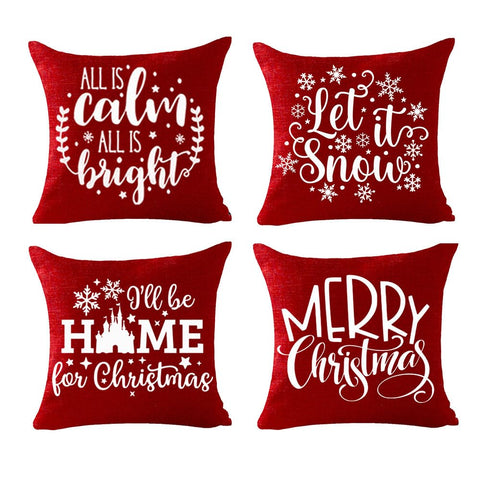 Cotton Linen Throw Pillow Cover Cushion Case