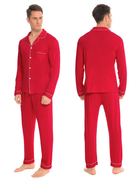 SWOMOG Couples Christmas Pajamas Set