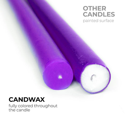 CANDWAX Taper Advent Candles 3 Sets