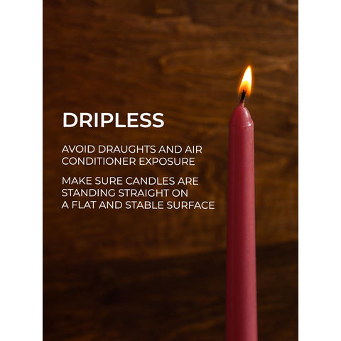 CANDWAX Taper Advent Candles 3 Sets
