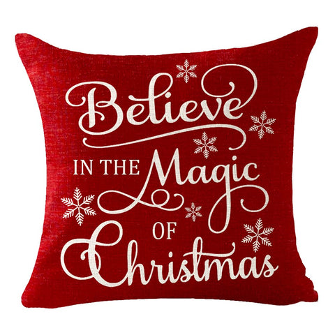 Cotton Linen Throw Pillow Cover Cushion Case
