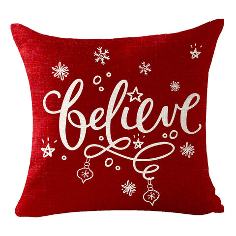 Cotton Linen Throw Pillow Cover Cushion Case