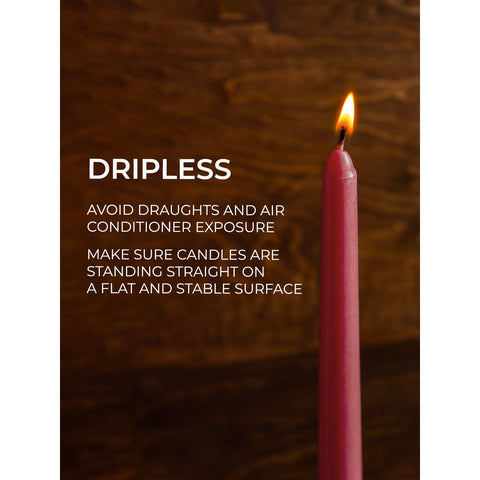 CANDWAX Taper Advent Candles 3 Sets