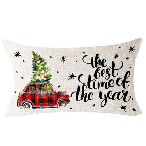 Cotton Linen Throw Pillow Cover Cushion Case