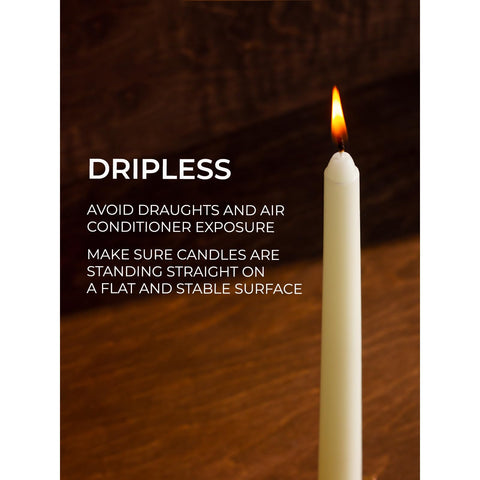CANDWAX Taper Advent Candles 3 Sets