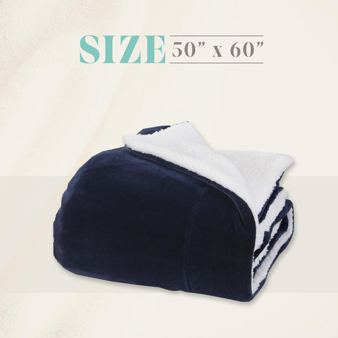 Flannel Fleece-Winter Christmas Sherpa Throw