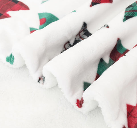 Flannel Fleece-Winter Christmas Sherpa Throw