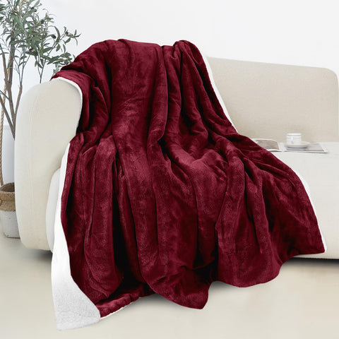 Flannel Fleece-Winter Christmas Sherpa Throw