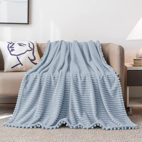 DISSA Fleece Blanket Throw Size