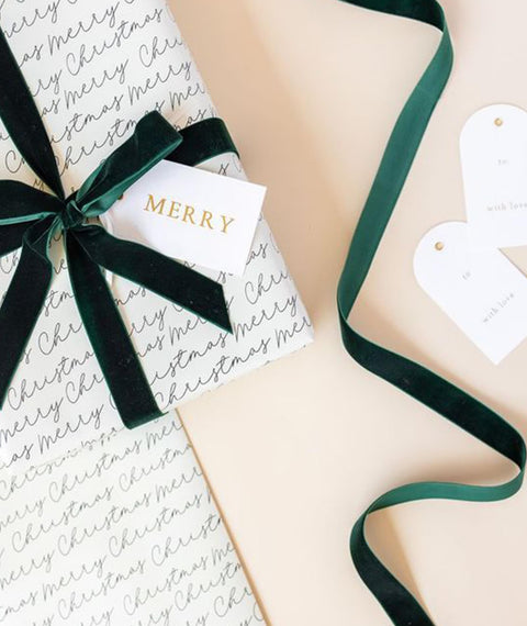 Red Velvet Ribbon for Christmas