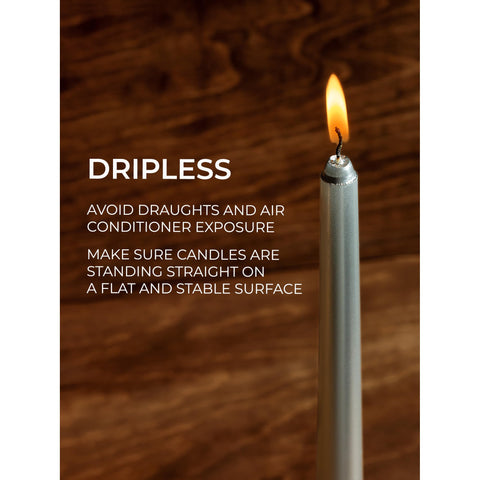 CANDWAX Taper Advent Candles 3 Sets