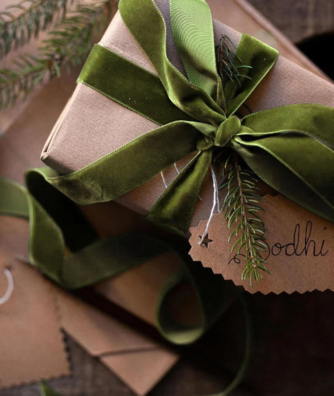 Red Velvet Ribbon for Christmas
