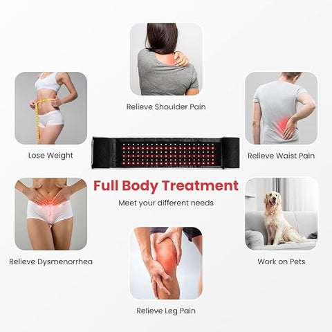 Opove Red Light Therapy Belt with Portable Power Controller