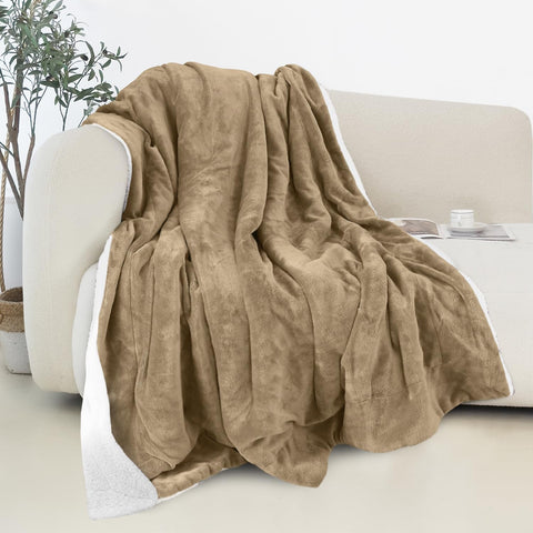 Flannel Fleece-Winter Christmas Sherpa Throw