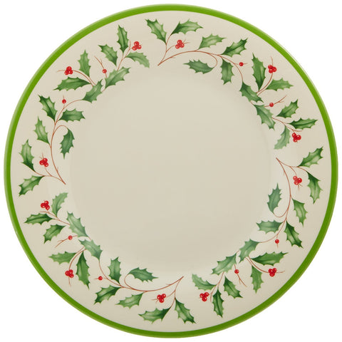 Lenox Holiday 4-Piece Melamine Dinner Plate Set