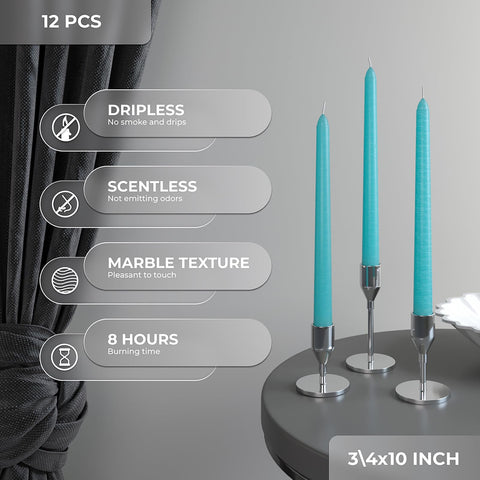 CANDWAX Taper Advent Candles 3 Sets