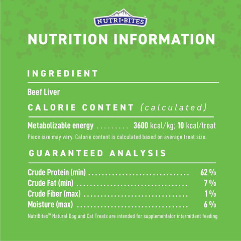 Nutri Bites Liver Treats for Dogs & Cats