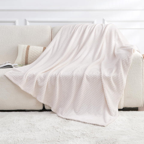 DISSA Fleece Blanket Throw Size