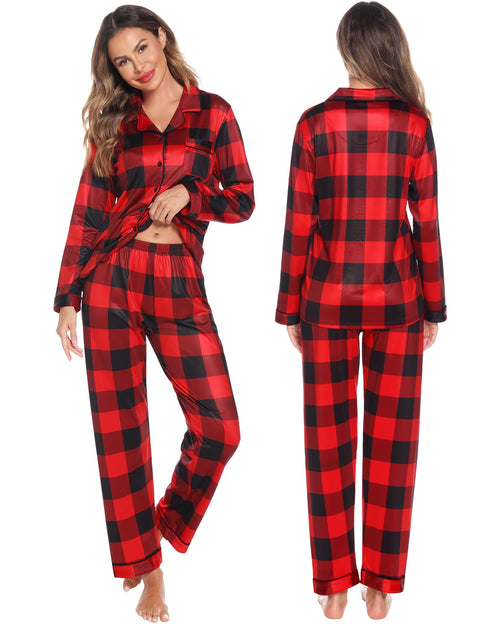SWOMOG Couples Christmas Pajamas Set
