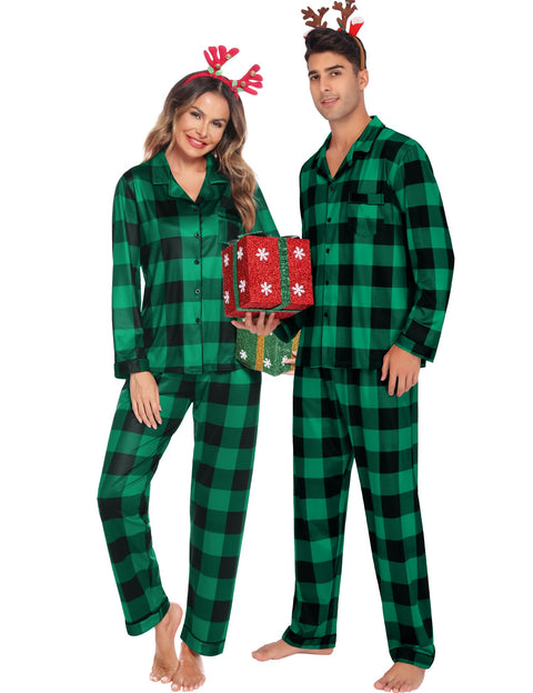 SWOMOG Couples Christmas Pajamas Set