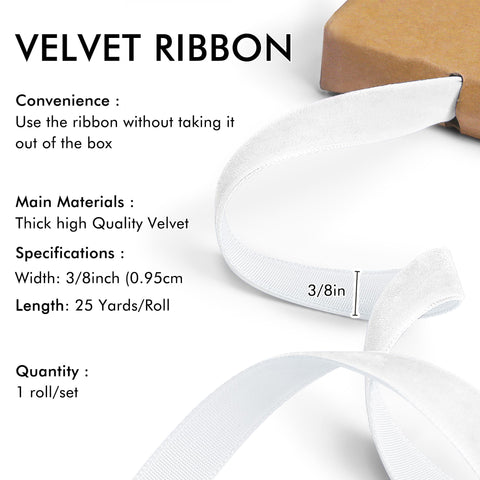 Red Velvet Ribbon for Christmas