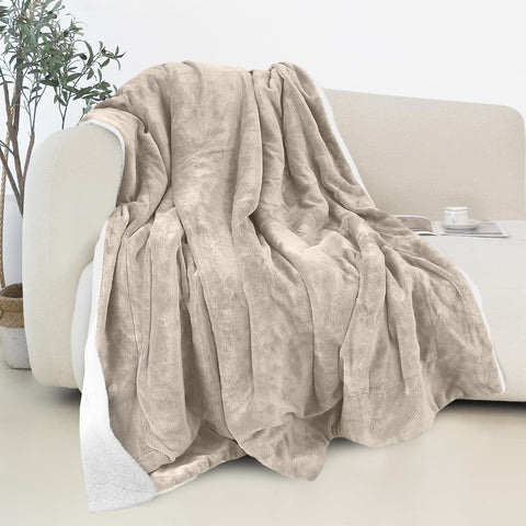 Flannel Fleece-Winter Christmas Sherpa Throw
