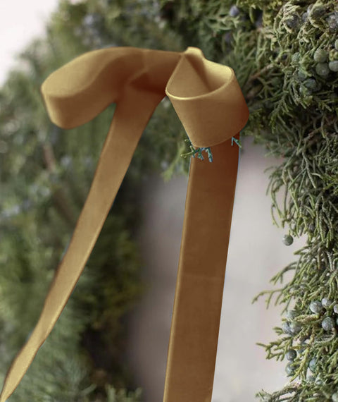 Red Velvet Ribbon for Christmas